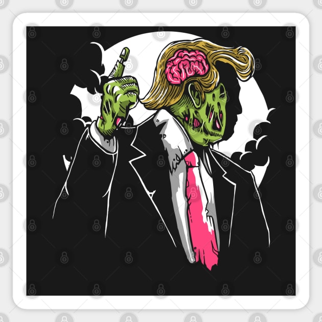 Make Zombie Great Again Sticker by SEspider